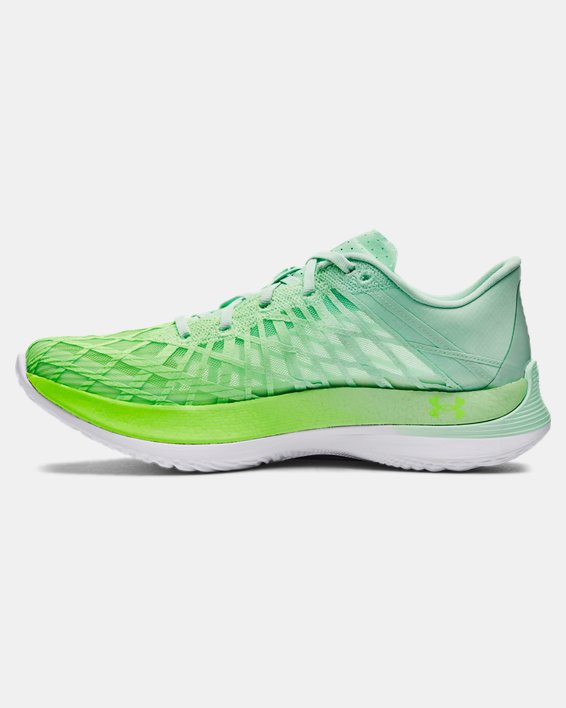 Unisex UA Flow Velociti Elite Running Shoes, Green, pdpMainDesktop image number 1